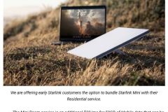 SpaceX将于7月开始销售“星链” Mini终端，售价为599美元。